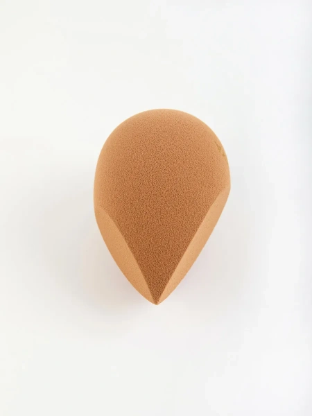 Спонж для макияжа с двойным срезом, "Кофе Мокка" Solomeya Double-Sided Cut blending sponge, Mocha Mousse, 1 шт